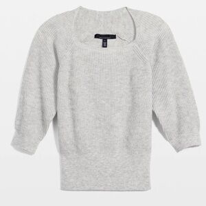 White House Black Market Ribbed Raglan Pullover Sweater